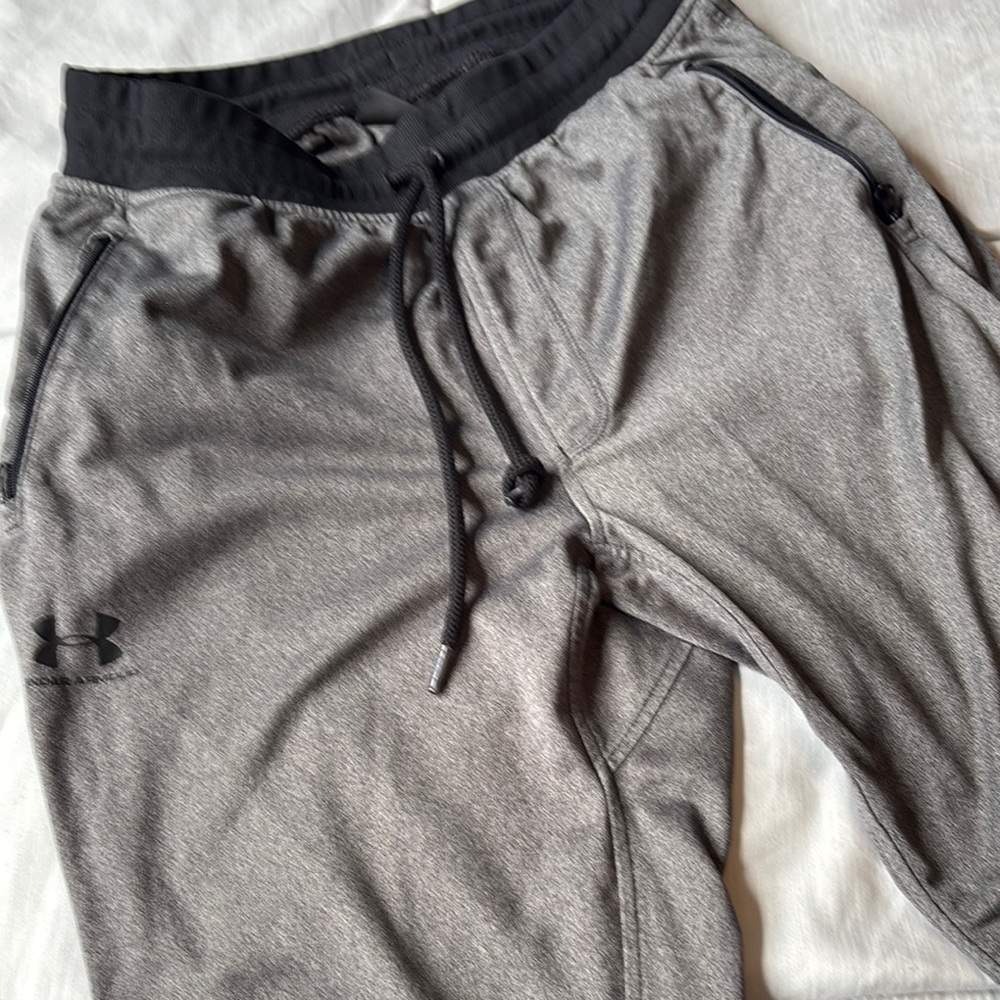 Women's Under Armour Heather Gray Sweatpants